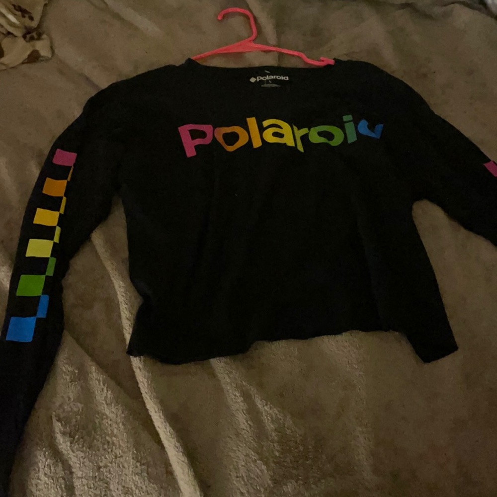 Crop top rainbow colors from Polaroid